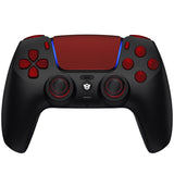 HEXGAMING RIVAL Controller with Hall Effect Joysticks for PS5, PC, Mobile - Black Scarlet Red, view 2
