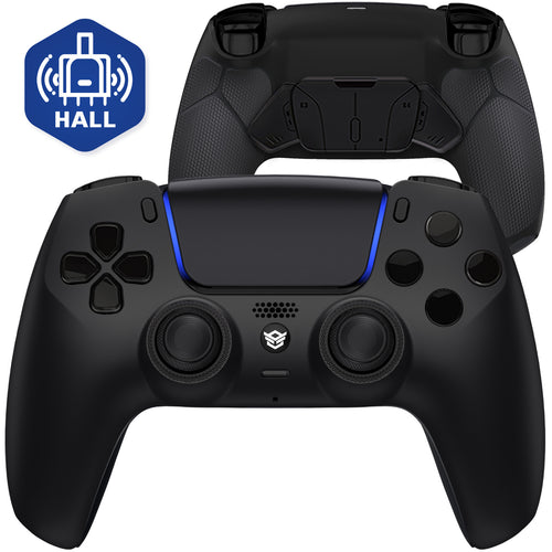 HEXGAMING RIVAL PRO Controller with Hall Effect Joysticks for PS5, PC, Mobile- Matte black