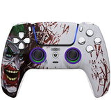HEXGAMING ULTIMATE Controller with Hall Effect Joysticks for PS5, PC, Mobile - Clown Hahaha, view 2