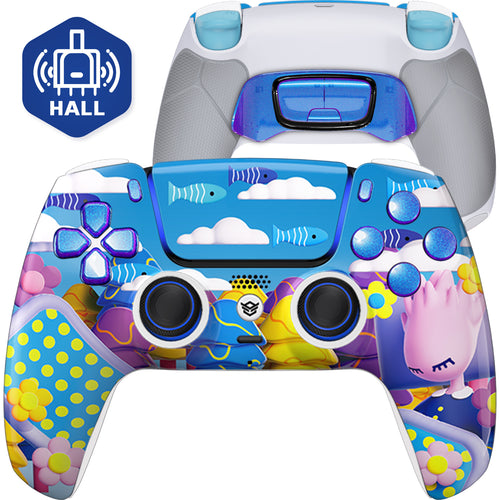 Hexgaming KOTA YAMAJI x GOOD DREAMS ULTIMATE PS5 Controller with Hall Effect Joysticks compatible with PC and Mobile