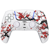 HEXGAMING ULTIMATE Controller with Hall Effect Joysticks for PS5, PC, Mobile - Winter Blossom, view 2