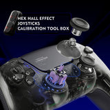 HEXGAMING ULTIMATE PRO Controller with Adjustable Triggers for PS5, PC, Mobile - Hall Effect Explorer Black, view 4