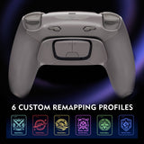 HEXGAMING ULTIMATE PRO Controller with Adjustable Triggers for PS5, PC, Mobile - Hall Effect Quantum Gray, view 6