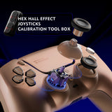 HEXGAMING ULTIMATE PRO Controller with Adjustable Triggers for PS5, PC, Mobile - Hall Effect Stardust Mocha, view 4