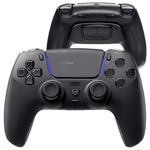 HEXGAMING ULTIMATE PRO Controller with Adjustable Triggers for PS5, PC, Mobile - Chaos Black