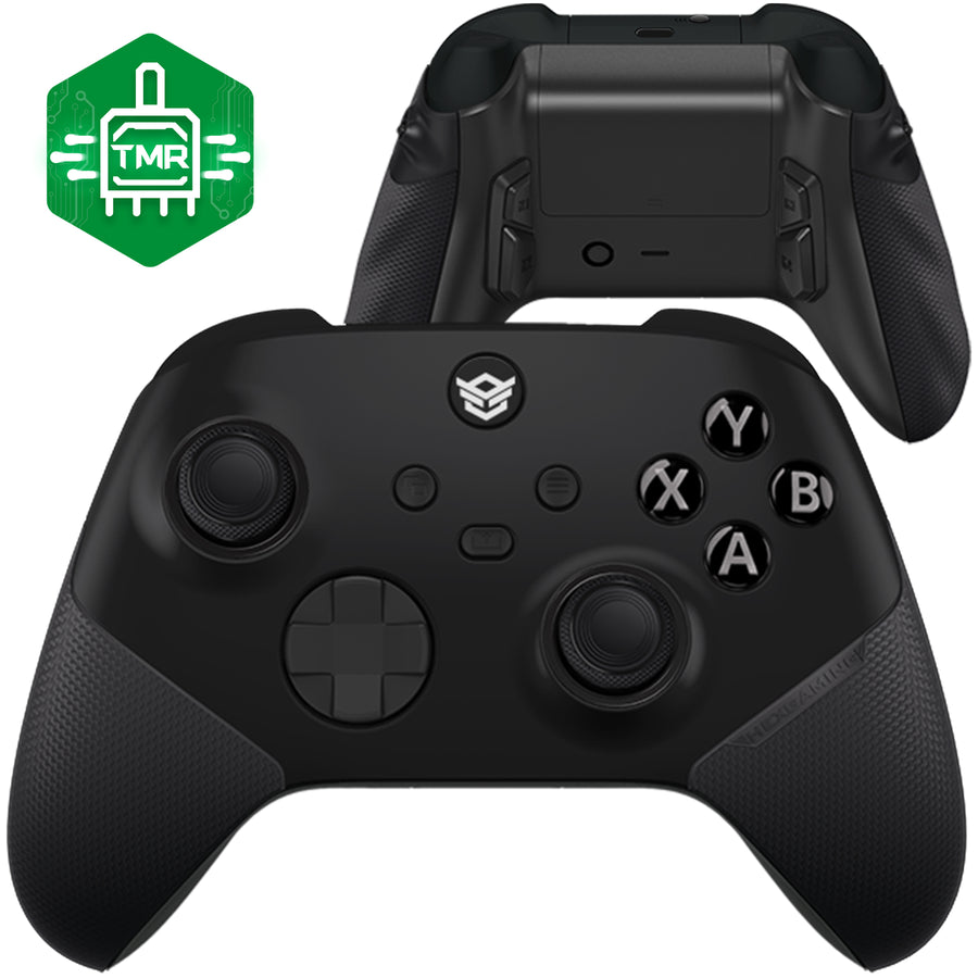 HEXGAMING ULTRA X Controller with TMR Joysticks for XBOX, PC, Mobile - Black ABXY Labeled