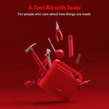 HOTO NEON RED Electric Screwdriver Tool Kit, view 4