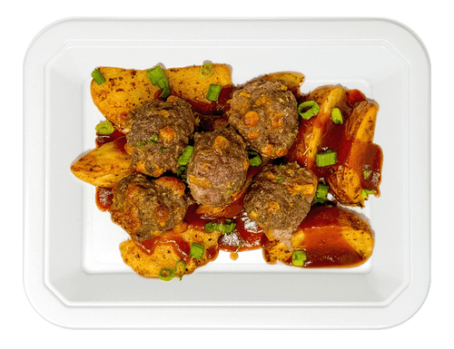 ICON Meals Cowboy Meatballs and Potatoes