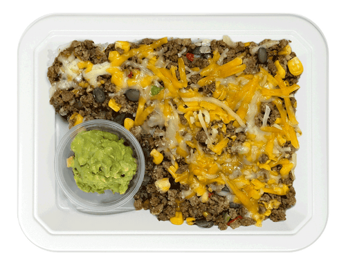 ICON Meals Tex-Mex Beef & Guacamole Bowl