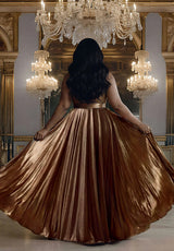 IGIGI Cleopatra Gown In Copper, view 2