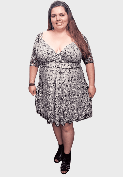 IGIGI Sasha dress in Navy Lace 14/16 (Ready-To-Ship)