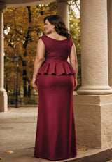 IGIGI Elowen Gown in Bordeaux, view 2