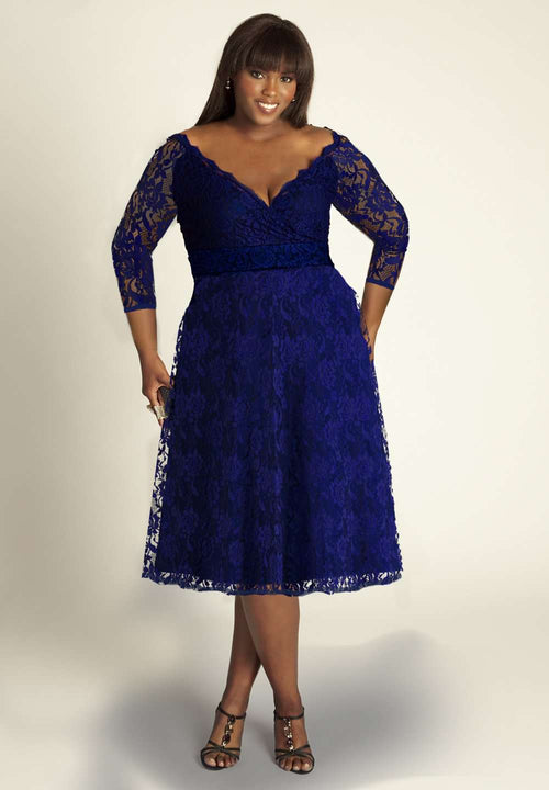 IGIGI Francesca Dress in Royal Blue Lace (Made To Order)