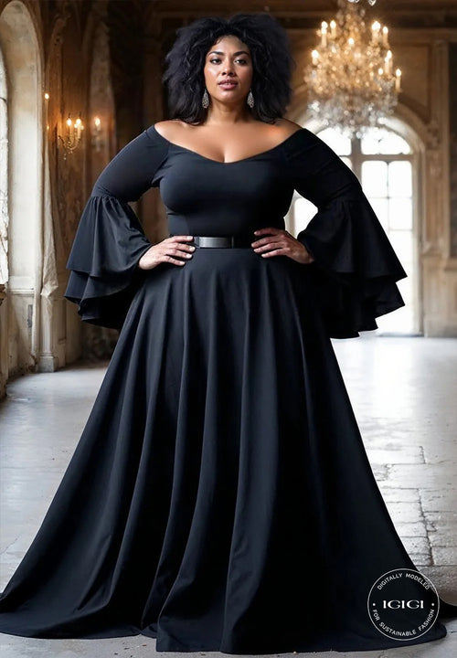 IGIGI Idia Evening Gown In Black