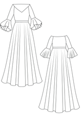 IGIGI Idia Evening Gown In Black, view 3