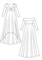 IGIGI Josephine Gown In Black, view 3