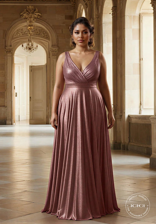 IGIGI Josephine Gown In Rose Gold