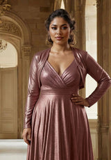 IGIGI Josephine Gown In Rose Gold, view 2