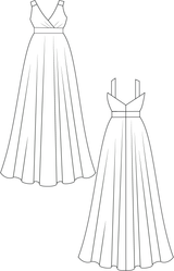 IGIGI Josephine Gown In Rose Gold, view 4