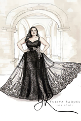 IGIGI Lolita Lace Gown, view 6