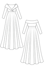 IGIGI Marie Plus Size Gown In Bordeaux, view 3