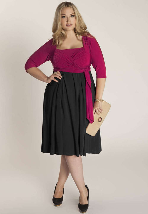 IGIGI Nellie Wrap Dress In Pink (Made To Order)