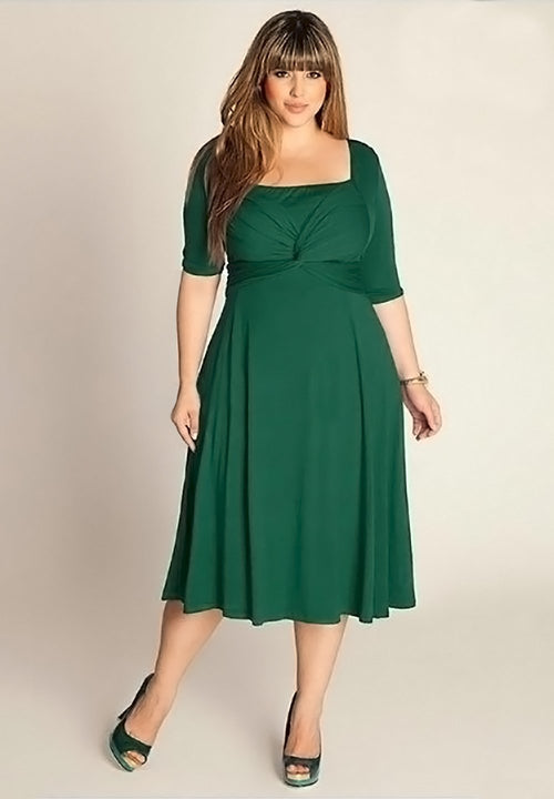 IGIGI Nellie Wrap Dress In Everglade (Made To Order)