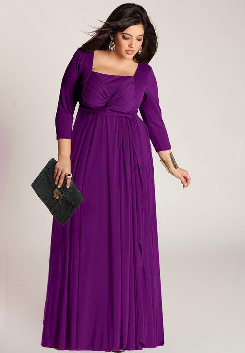 IGIGI Nellie Wrap Dress In Orchid (Made To Order)