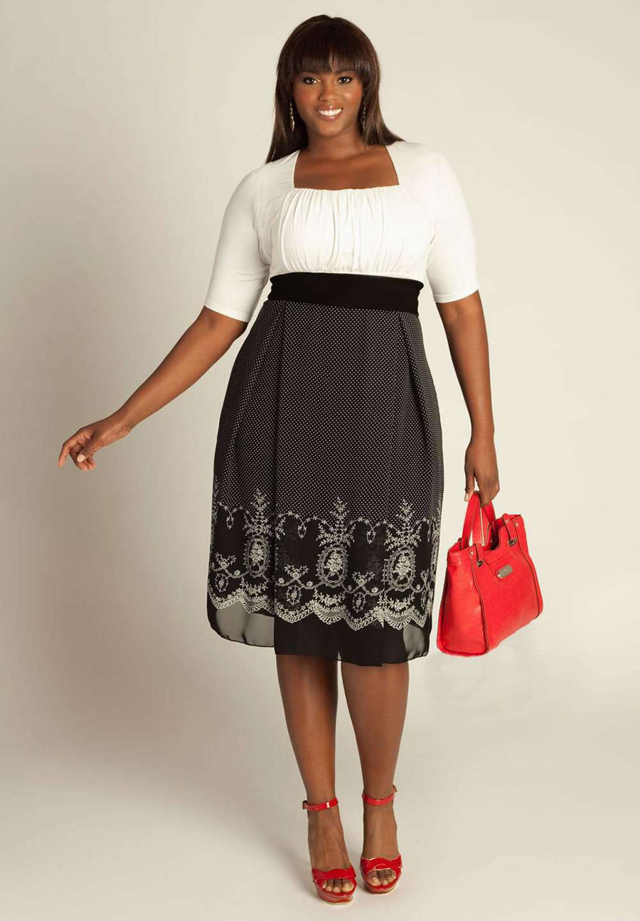 IGIGI Braylee Plus Size Dress in Ivory (Made To Order)