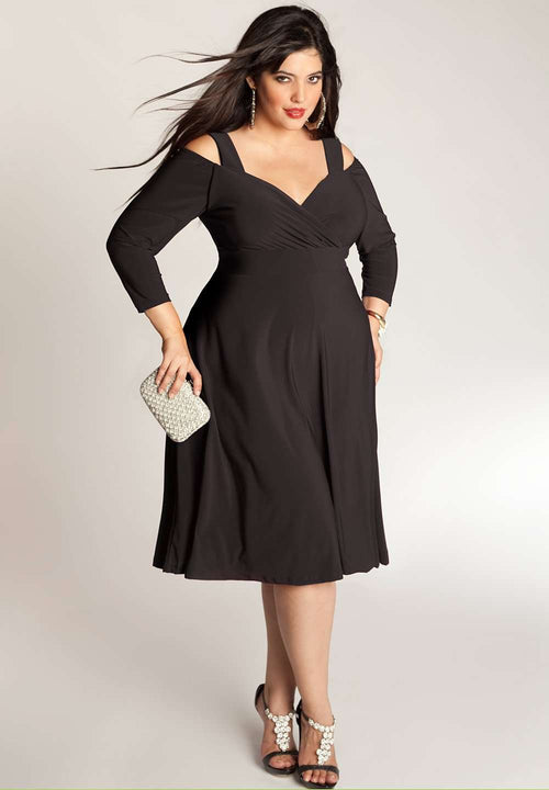 IGIGI Siren Plus Size Dress in Black (Made To Order)
