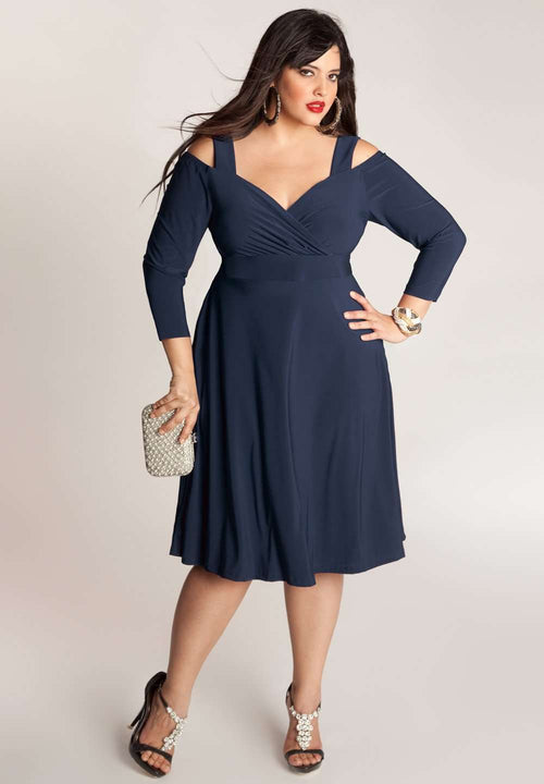 IGIGI Siren Plus Size Dress in Deep Sapphire (Made To Order)