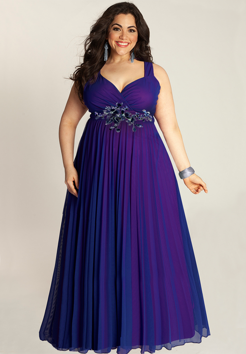 IGIGI Viktoria Iridescent Dress In Blue (Made To Order)