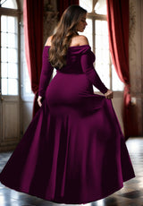 IGIGI Zenobia Plus Size Evening Dress In Orchid, view 2