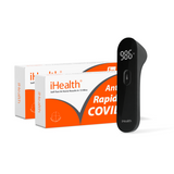 iHealth Labs COVID-19 Family Pack (10 Tests) and PT3 No-Touch Thermometer Bundle, view 2