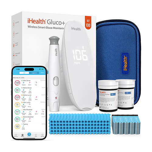 iHealth Labs iHealth Gluco+ Wireless Smart Glucose Monitor