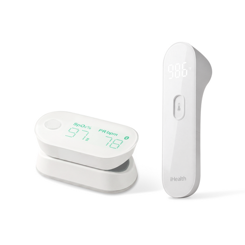 iHealth Labs PT3 No-Touch Thermometer and Air Pulse Oximeters Bundle