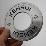 Kensui Calibrated Chrome Microloading Plates (LBS), view 5