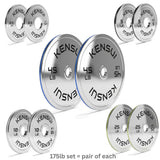 Kensui Calibrated Chrome Weight Plates (LBS), view 6