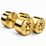 Kensui Calibrated Gold Dumbbells (LBS), view 5