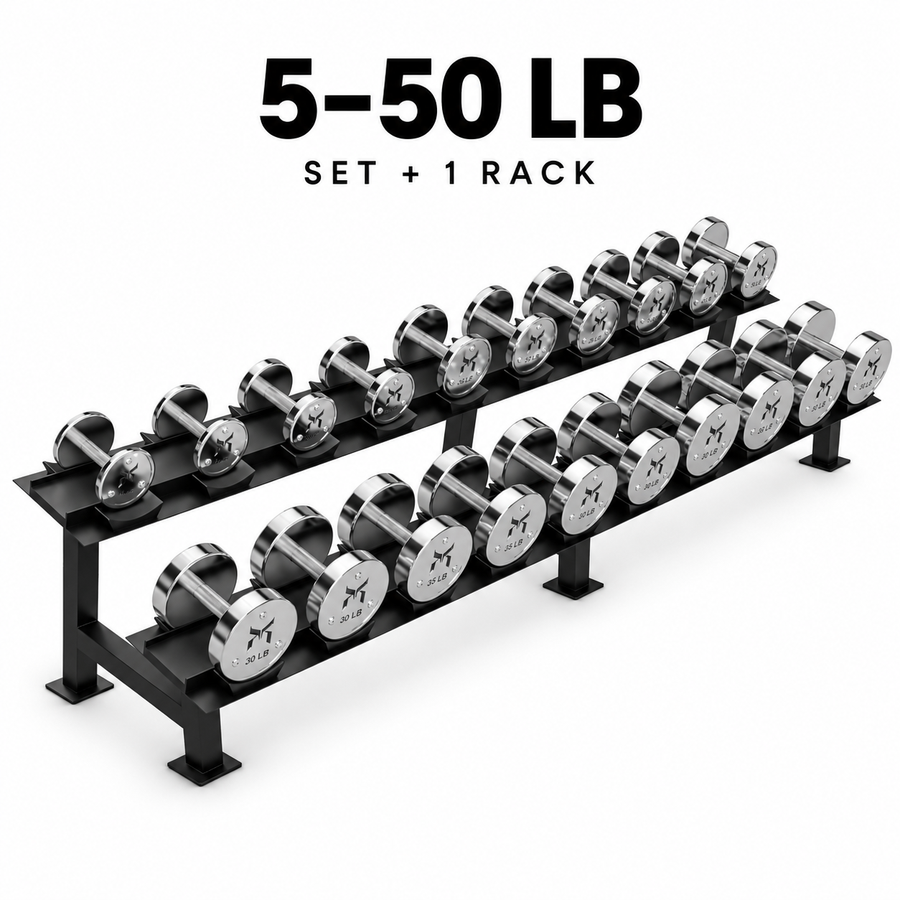 Kensui Calibrated Chrome Dumbbells (LBS)