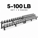 Kensui Calibrated Chrome Dumbbells (LBS), view 2