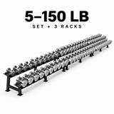 Kensui Calibrated Chrome Dumbbells (LBS), view 3