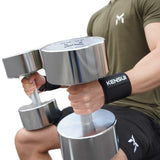 Kensui Calibrated Chrome Dumbbells (LBS), view 6