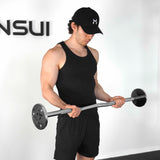 Kensui Fixed Chrome Curl Barbells (LB), view 3