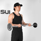 Kensui Fixed Chrome Curl Barbells (LB), view 5