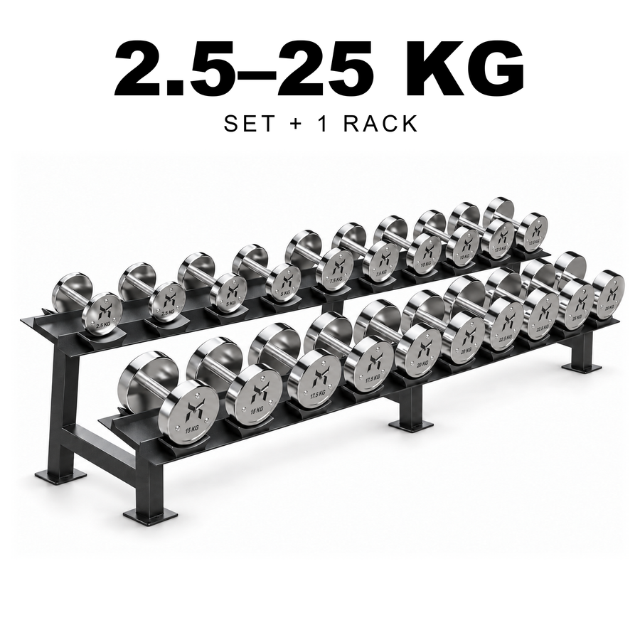Kensui Calibrated Chrome Dumbbells (KG)