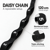 Kensui Numbered Daisy Chain for Dip Belts – 120 cm, view 3