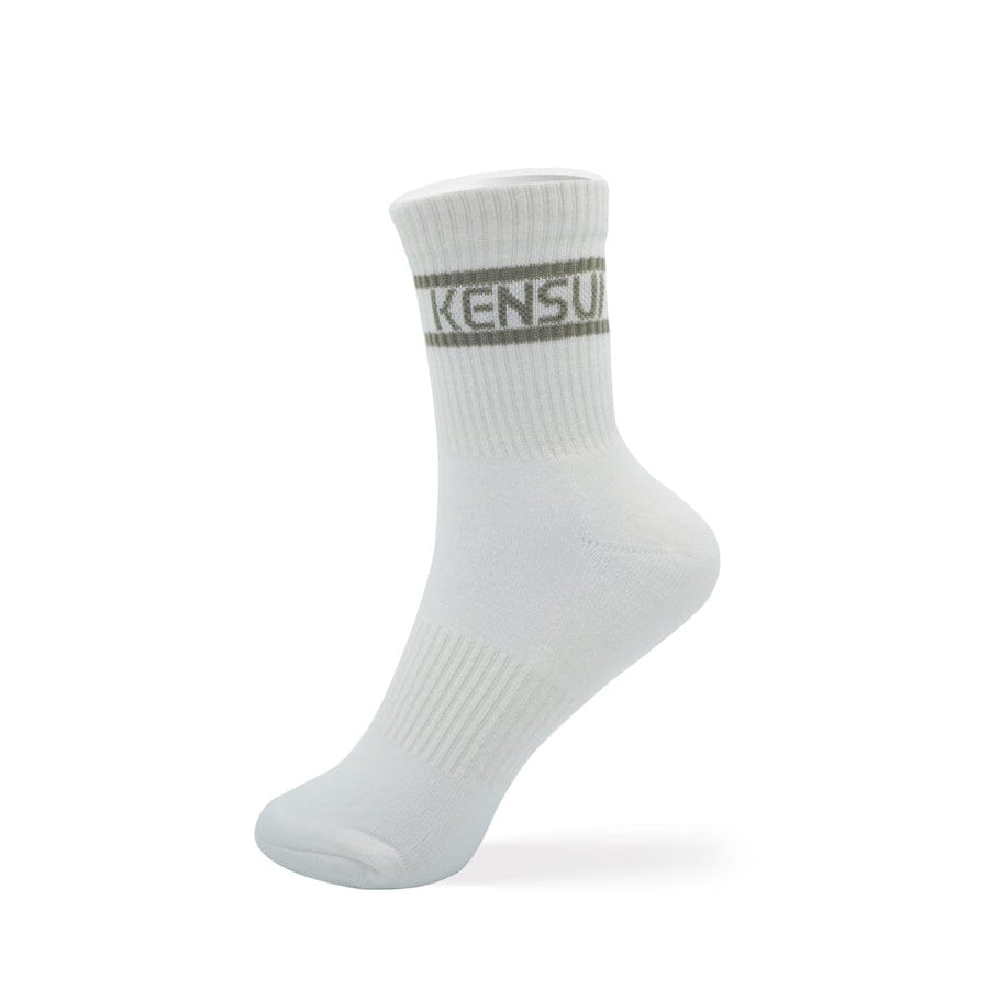 Kensui Stripe Bamboo Crew Socks