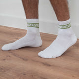 Kensui Stripe Bamboo Crew Socks, view 4