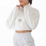 Kensui Cropped Fleece Zip up, view 3